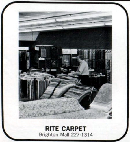 Brighton Mall - Rite Carpet 1980 (newer photo)